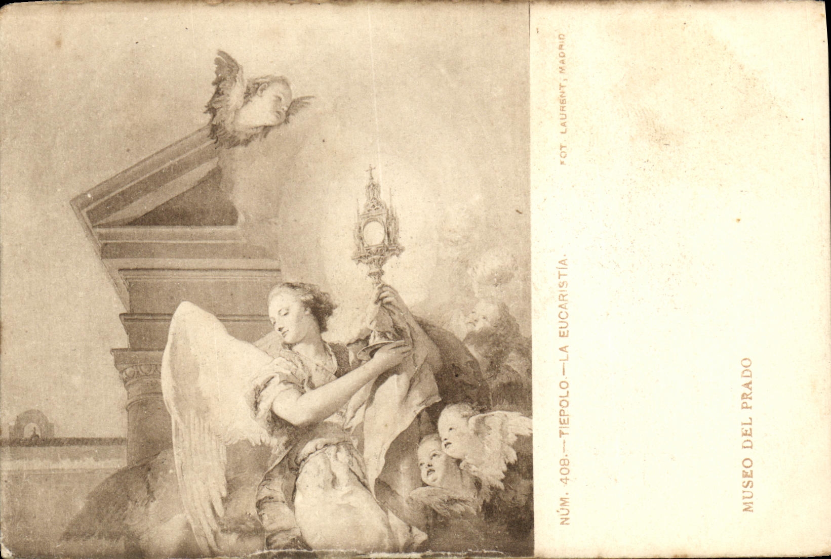 CPA La Virgon Conn El Mino Jesus Museo del Prado