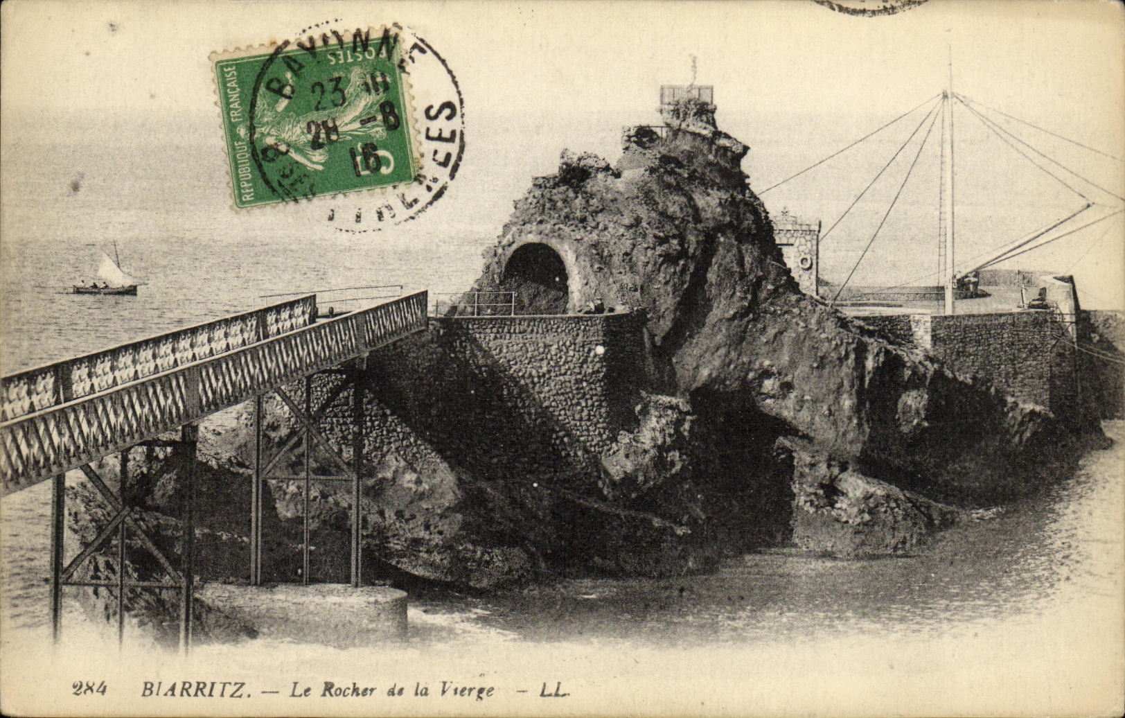 CPA Biarritz Rocher de la Vierge 