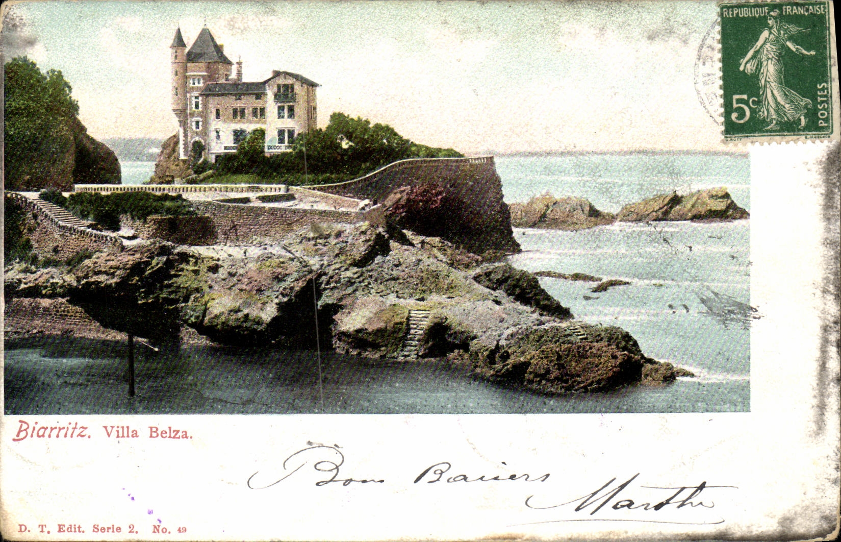 CPA Biarritz Villa Belza