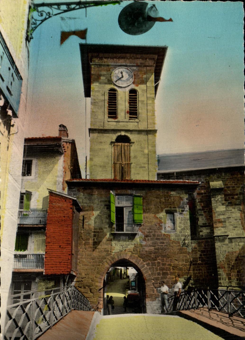 CPSM St Jean Foot Of Port L Church And the Gate D Spain