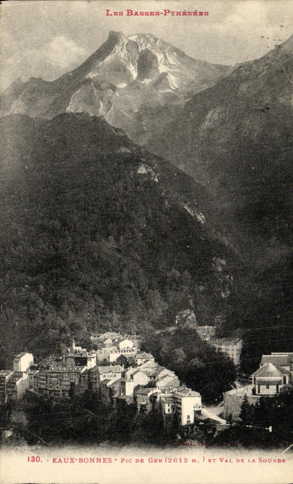 VINTAGE POSTCARD Good Water Peak De Ger And Val Of the Deaf person