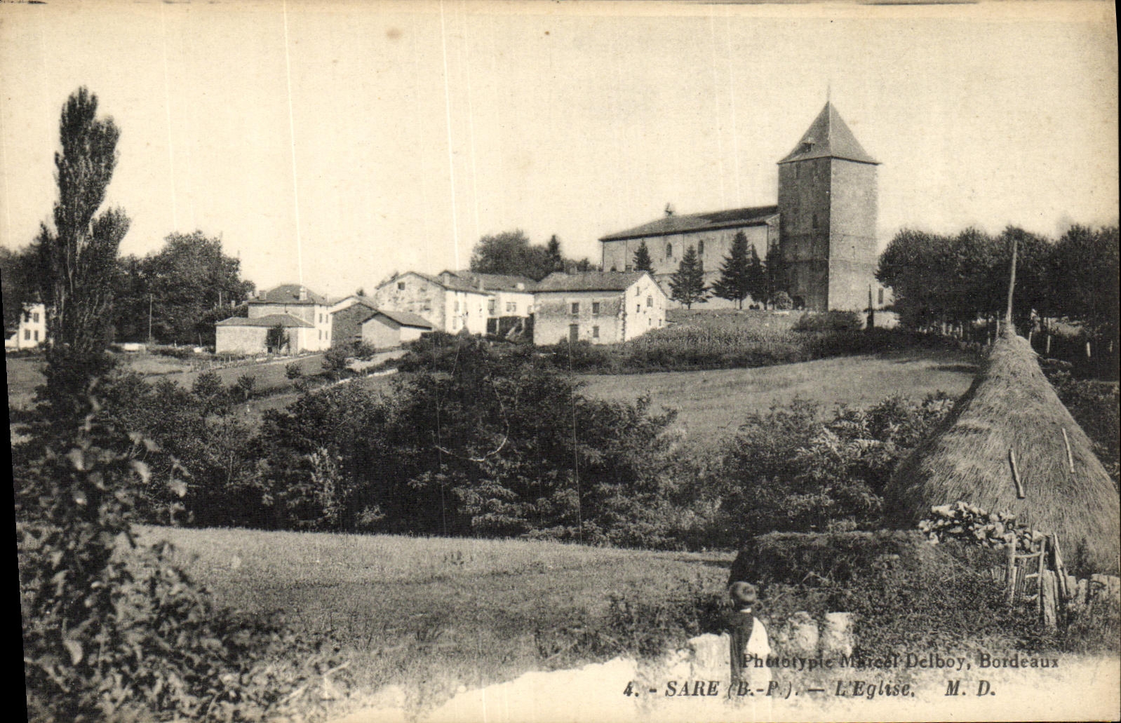 VINTAGE POSTCARD Sare L Church
