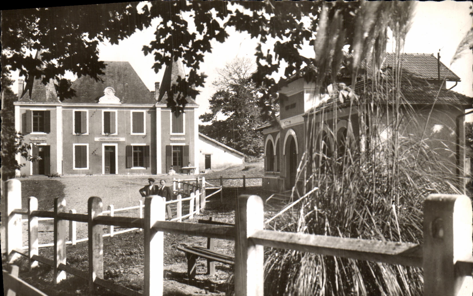 CPSM Garlin Town hall School of Boys Baths Showers