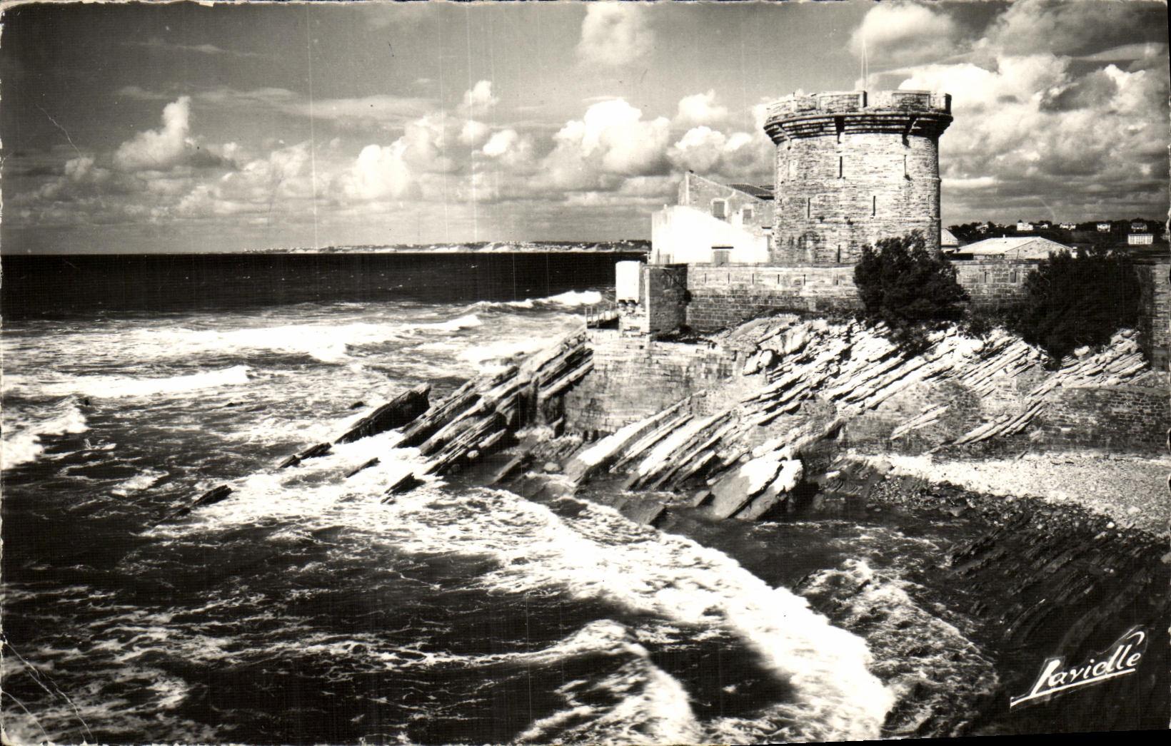 VINTAGE POSTCARD Ciboure Socoa the Fort