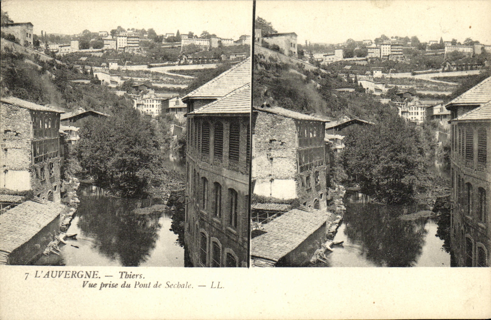 CPA L Auvergne Thiers Vue Prise du Pont De Sechale 