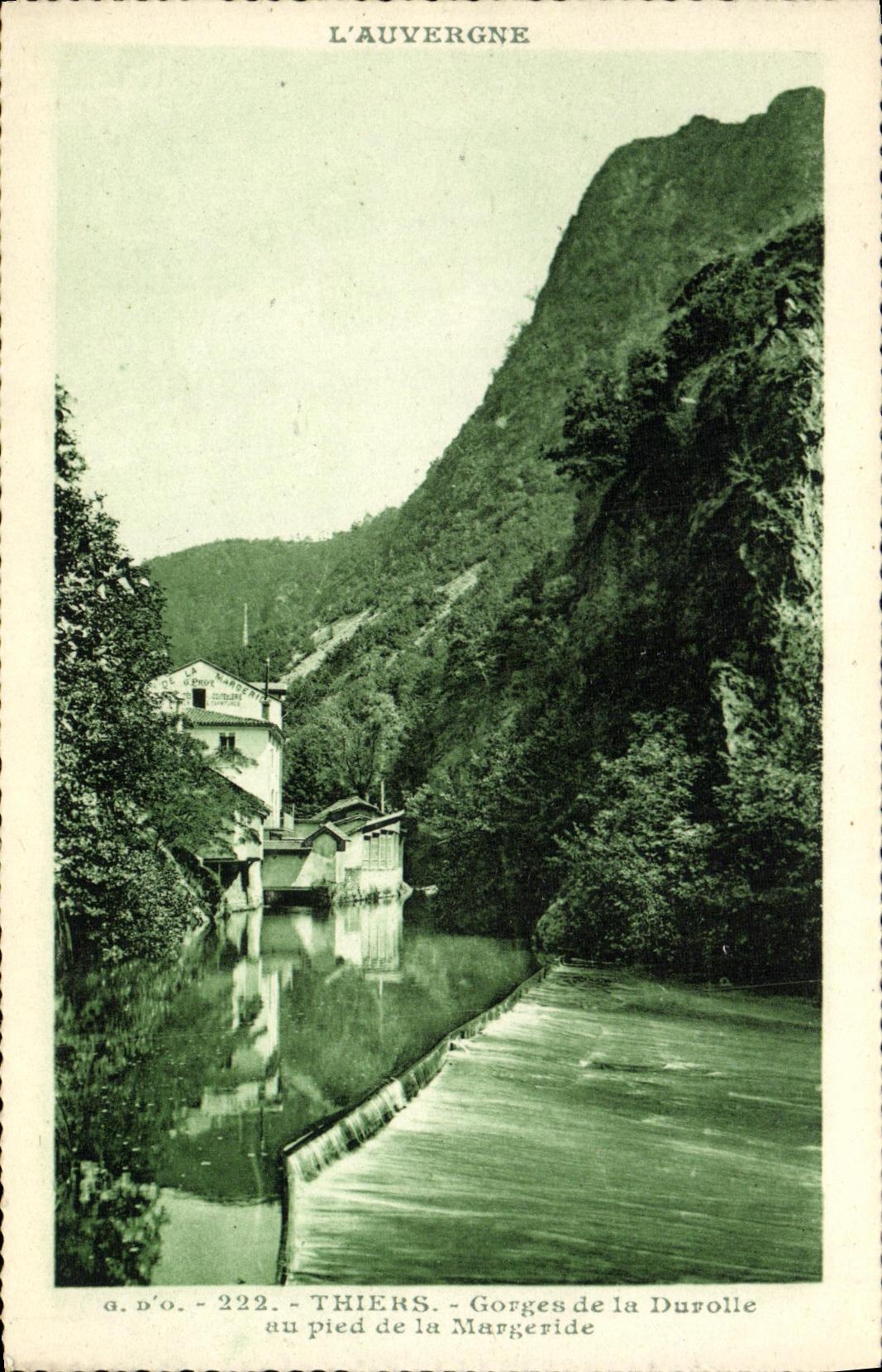 CPA Thiers Gorges De La Durolle au Pied De La Margeride