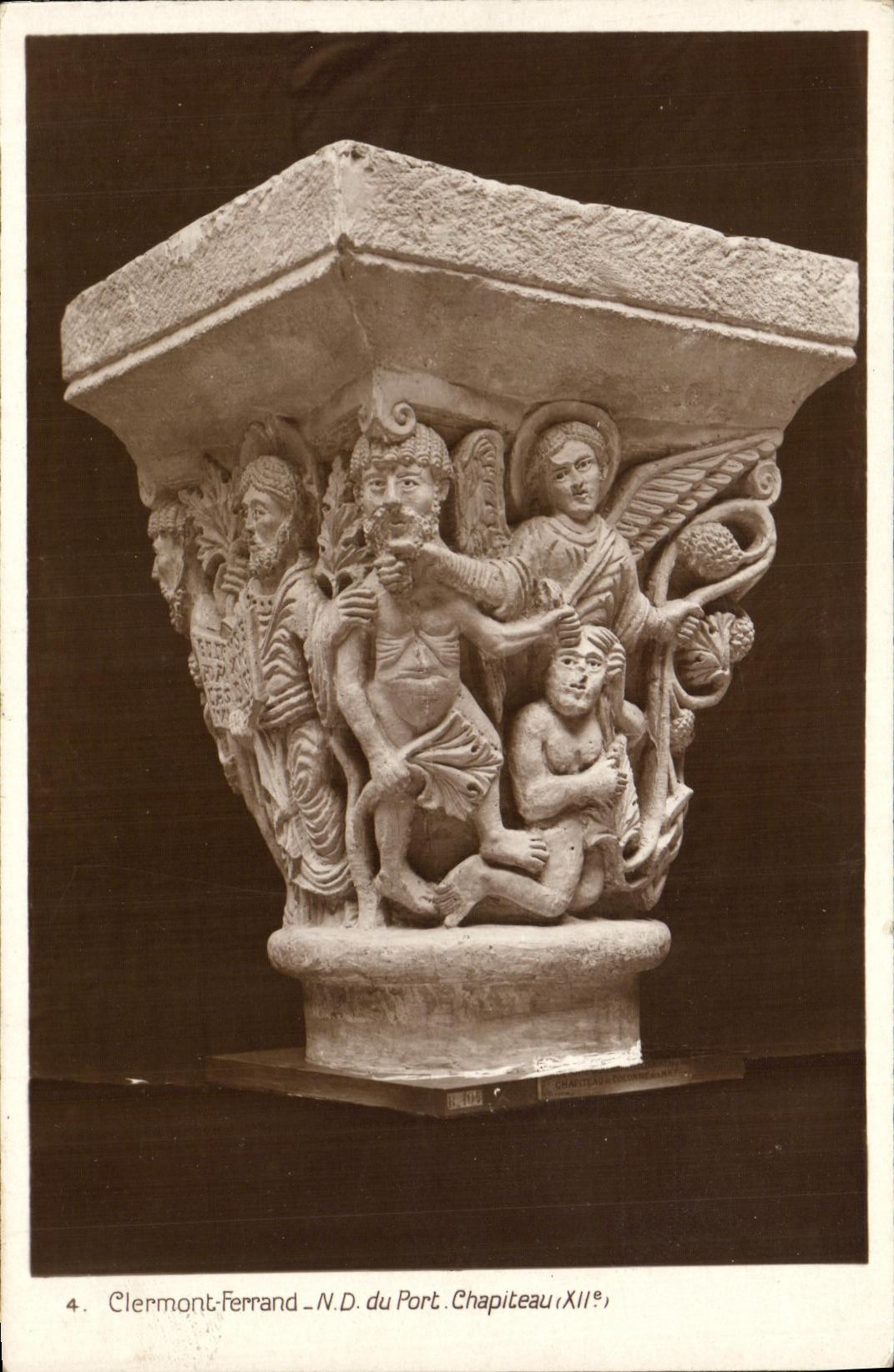 POSTAL Clermont Ferrand NR D de la VENDIMIA del capital del puerto