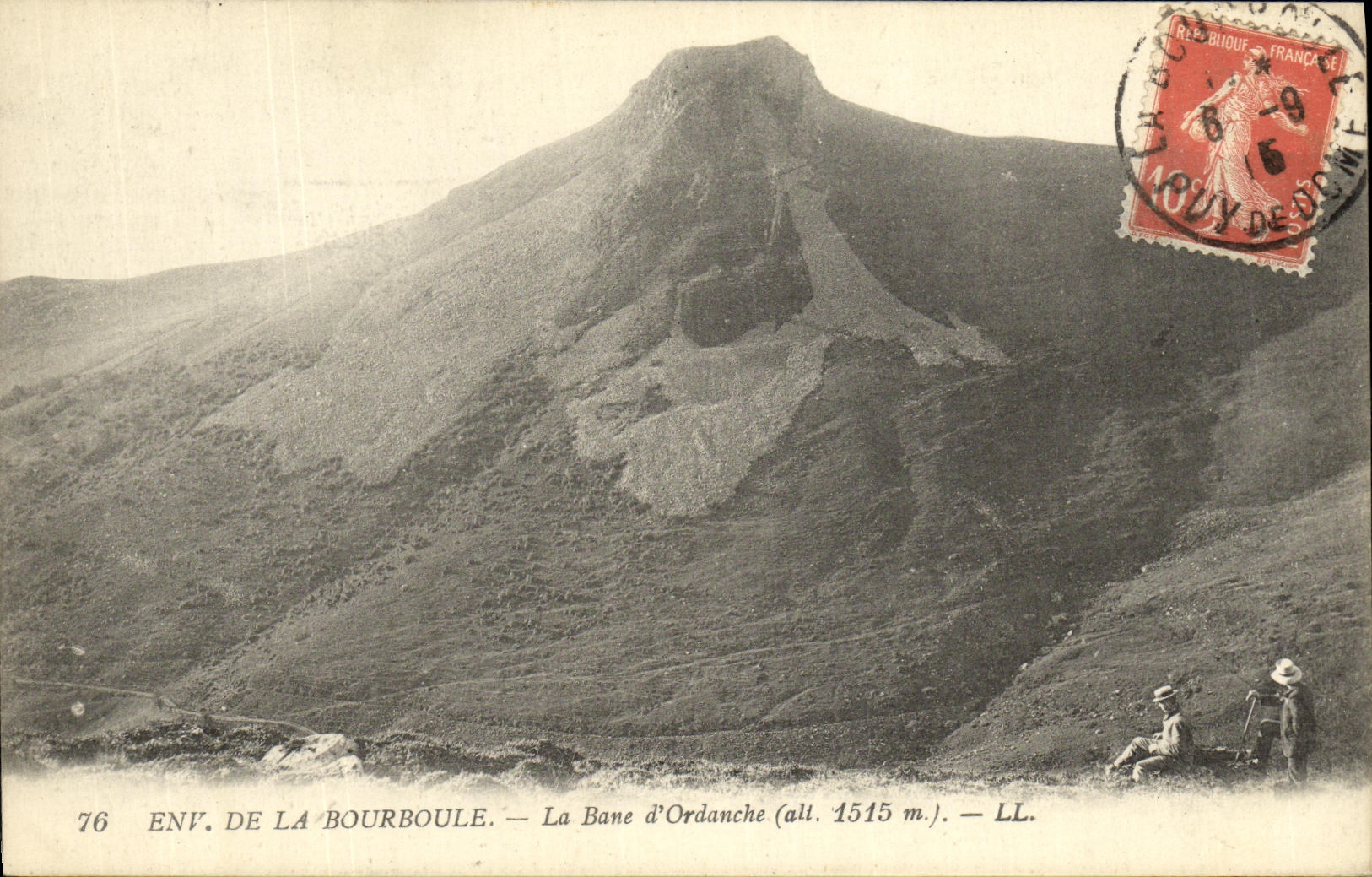 VINTAGE POSTCARD Env Of Bourboule the Hamper D Ordanche