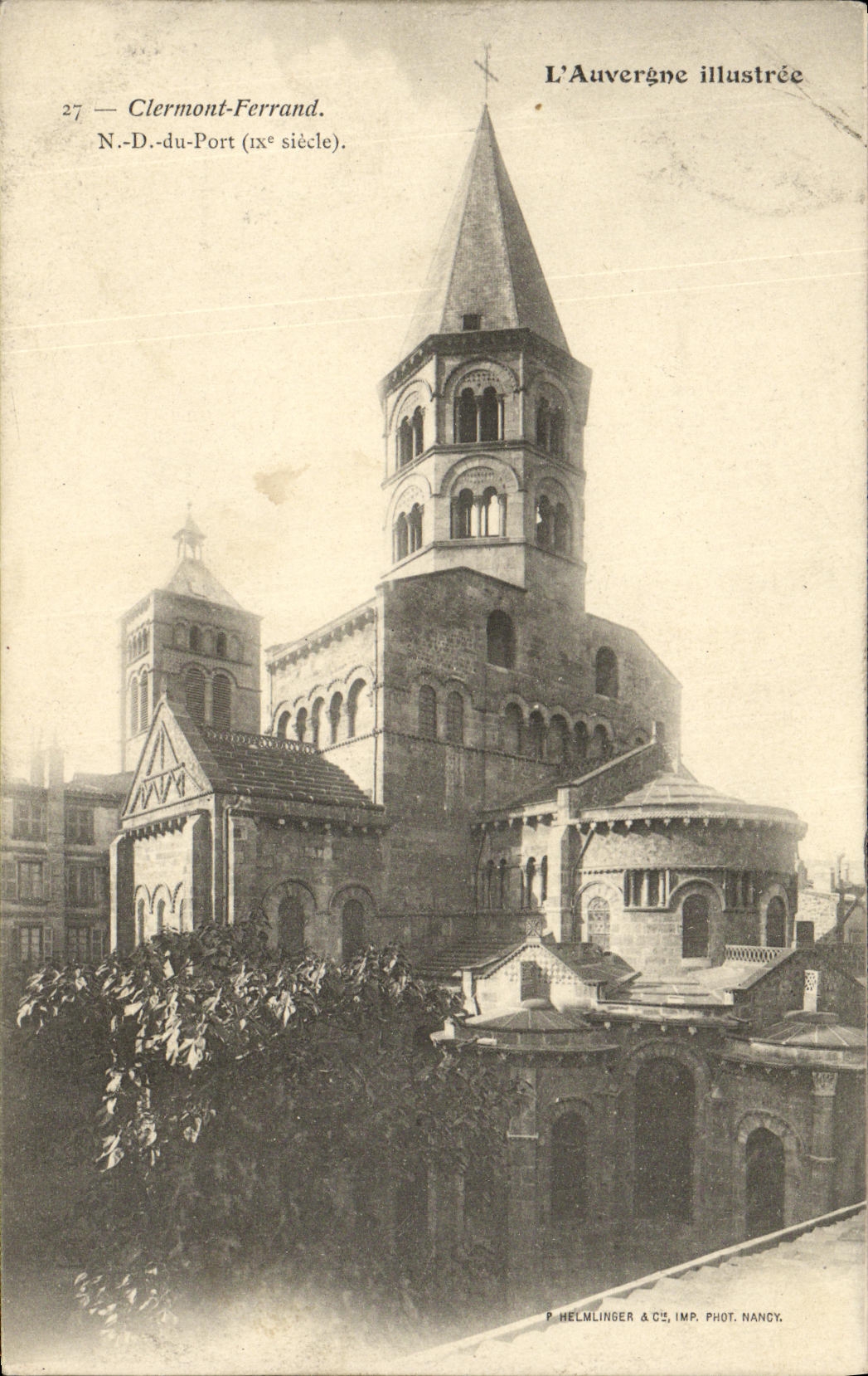 POSTAL Clermont Ferrand NR D de la VENDIMIA del puerto