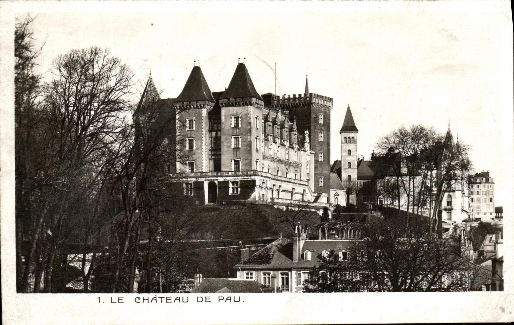 VINTAGE POSTCARD the Castle Of Pau