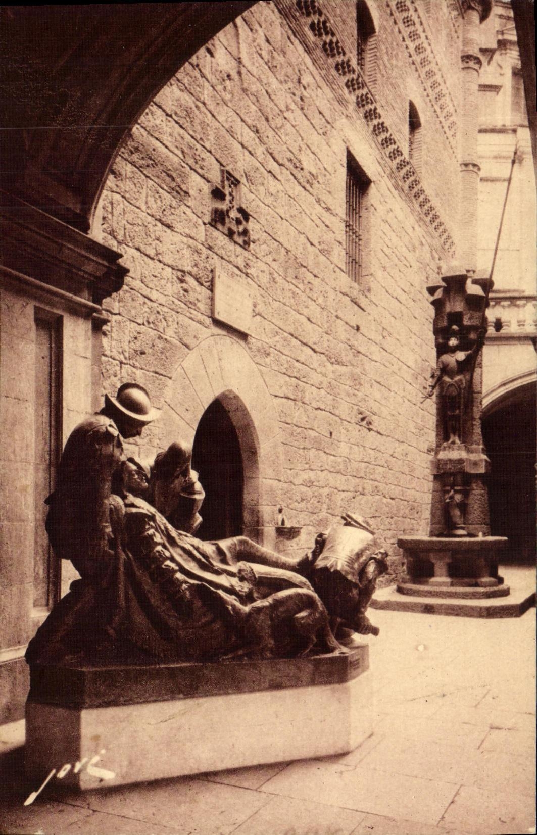 VINTAGE POSTCARD Sanctuary of Loyola Entered of Sainte the house