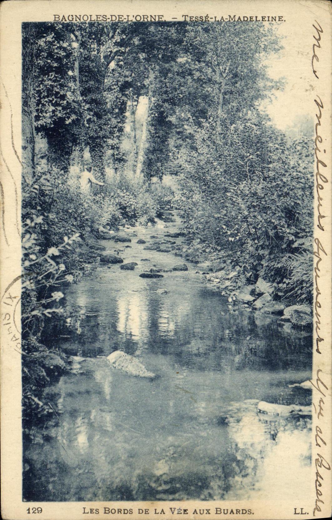 La POSTAL de la VENDIMIA Bagnoles de L adorna los bordes de la uve en Buards
