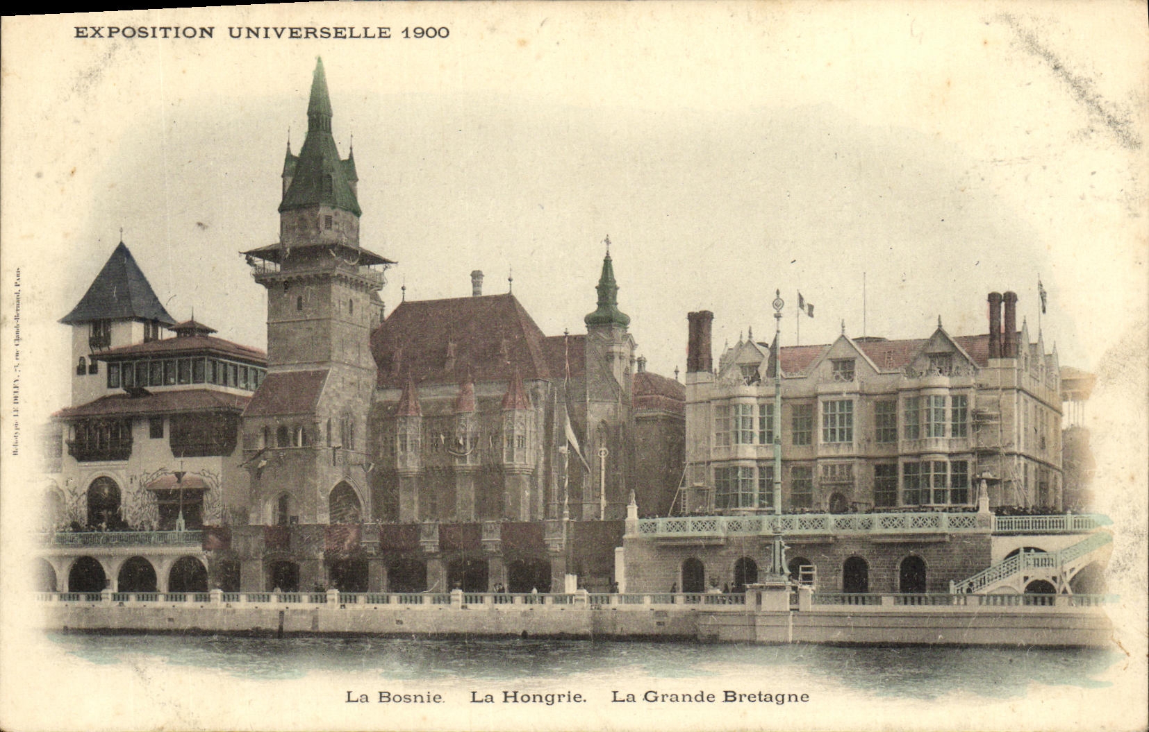 CPA La Bosnie La Hongrie La Grande Bretagne Exposition universelle 1900