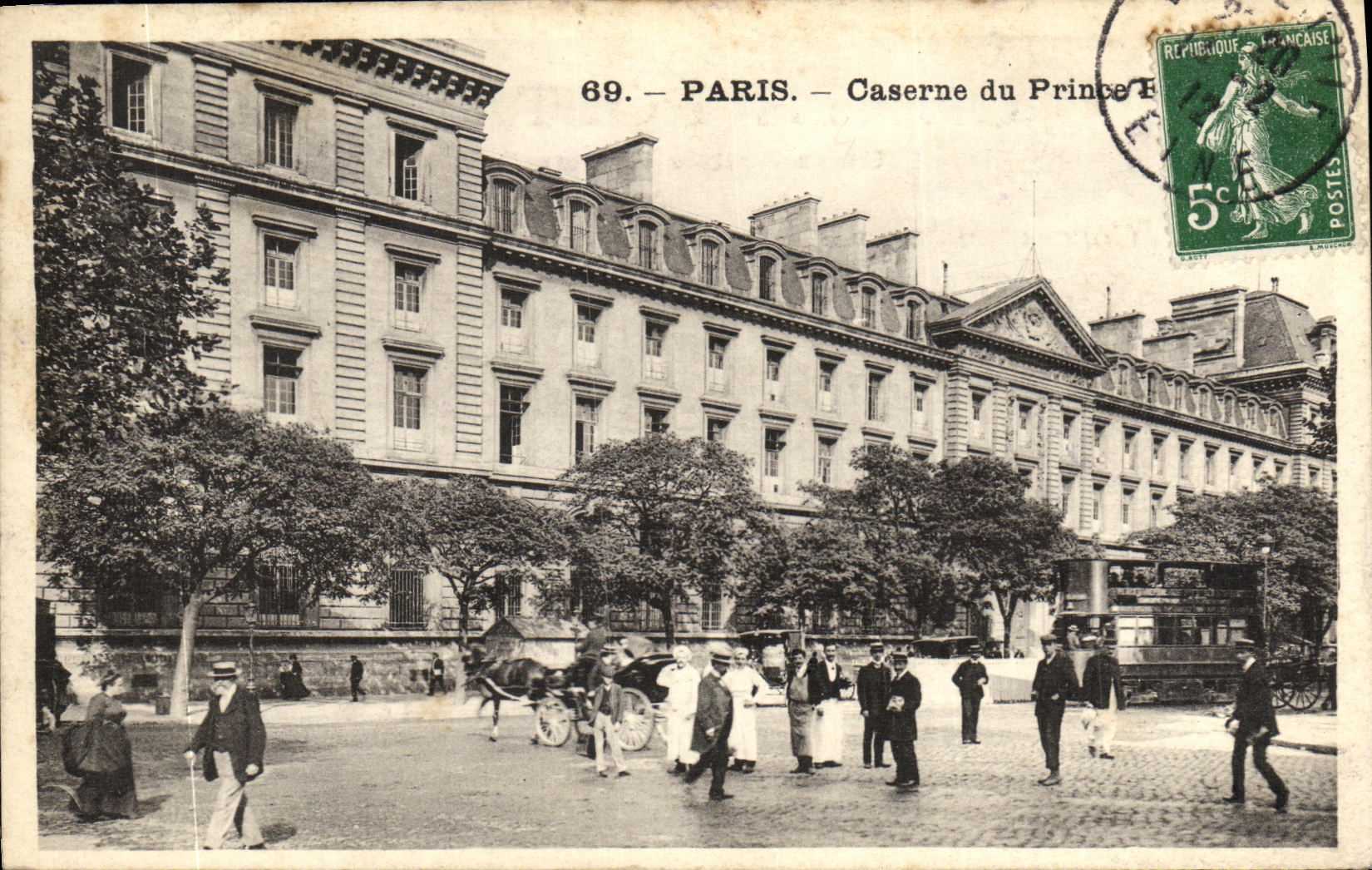 CPA Paris Caserne du Prince