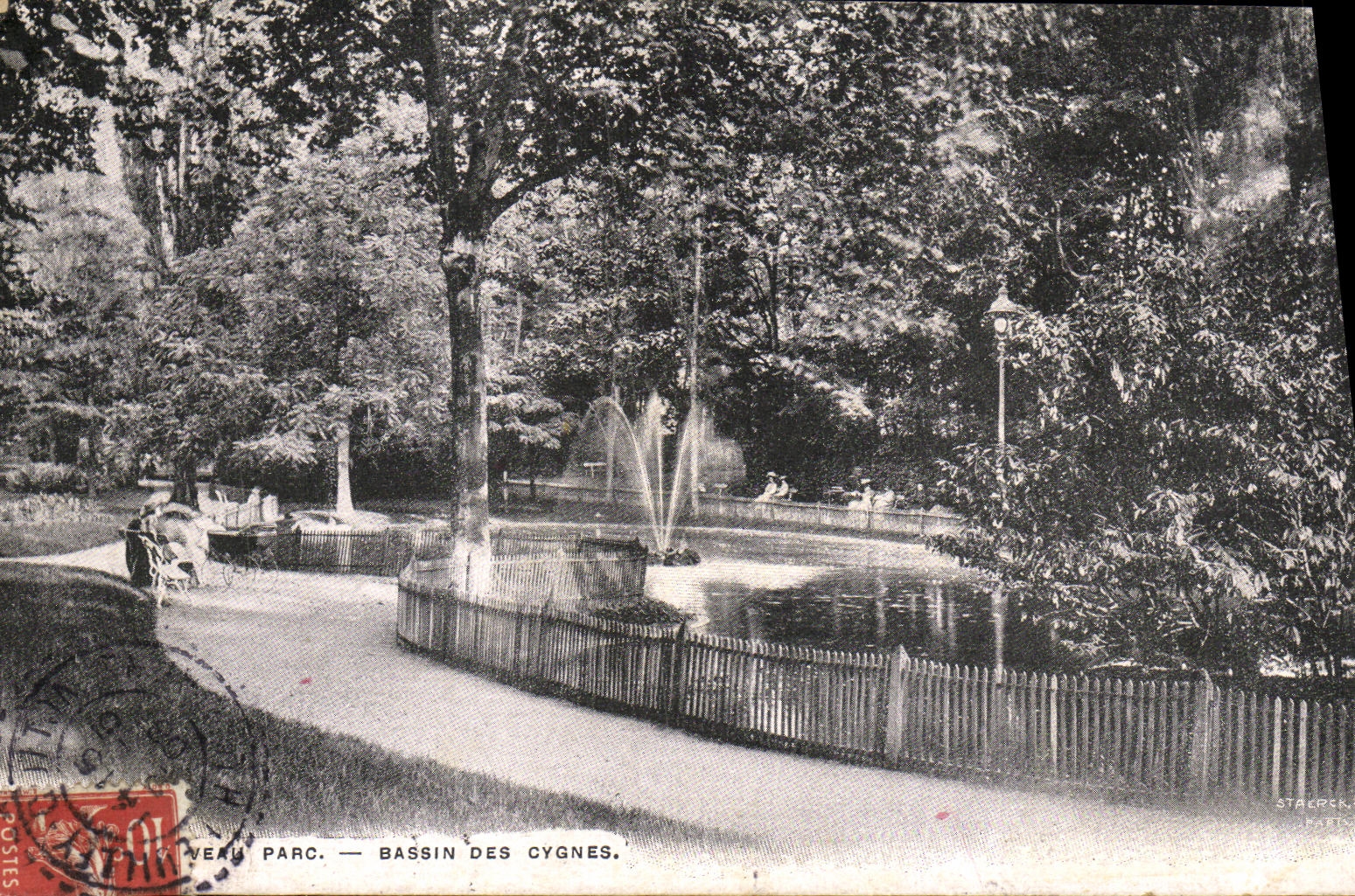 CPA Paris Bassin Des Cygnes