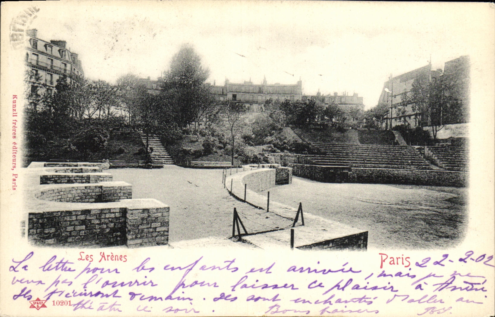 CPA Paris Les Arenes