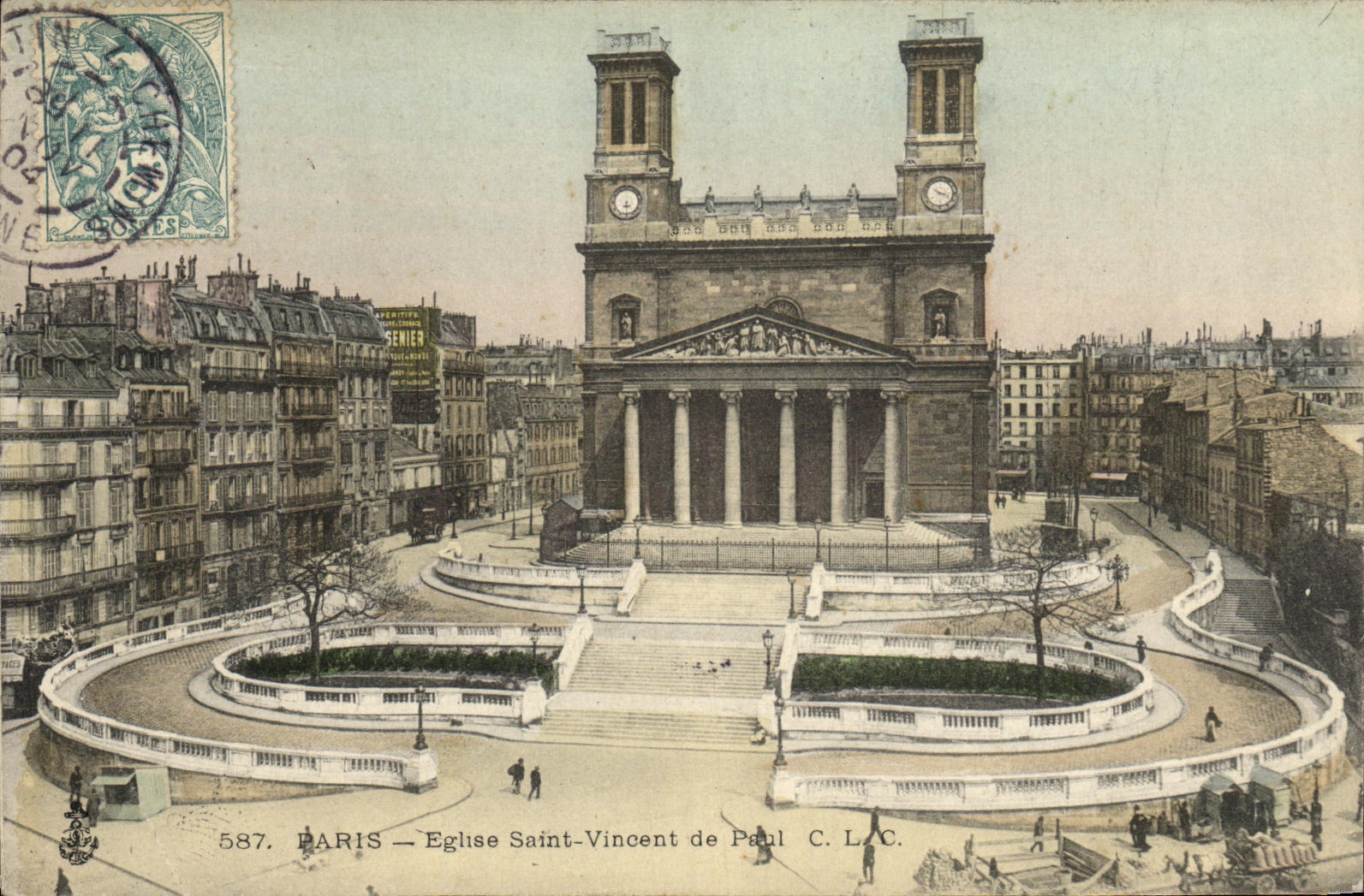 CPA Paris Eglise Saint Vineent de Paul