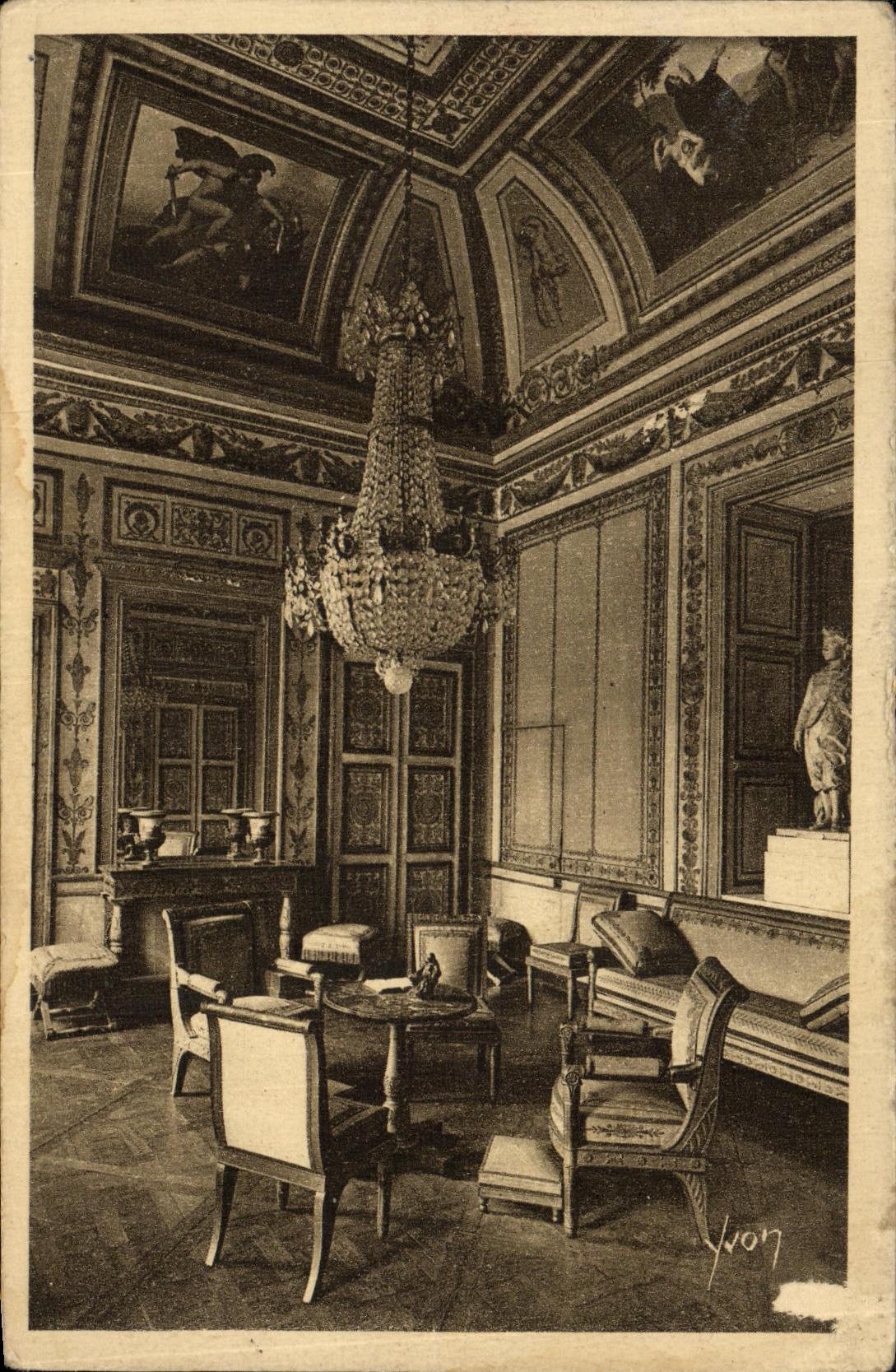 CPA Compiegne Salon de Repos du Prince Imperial