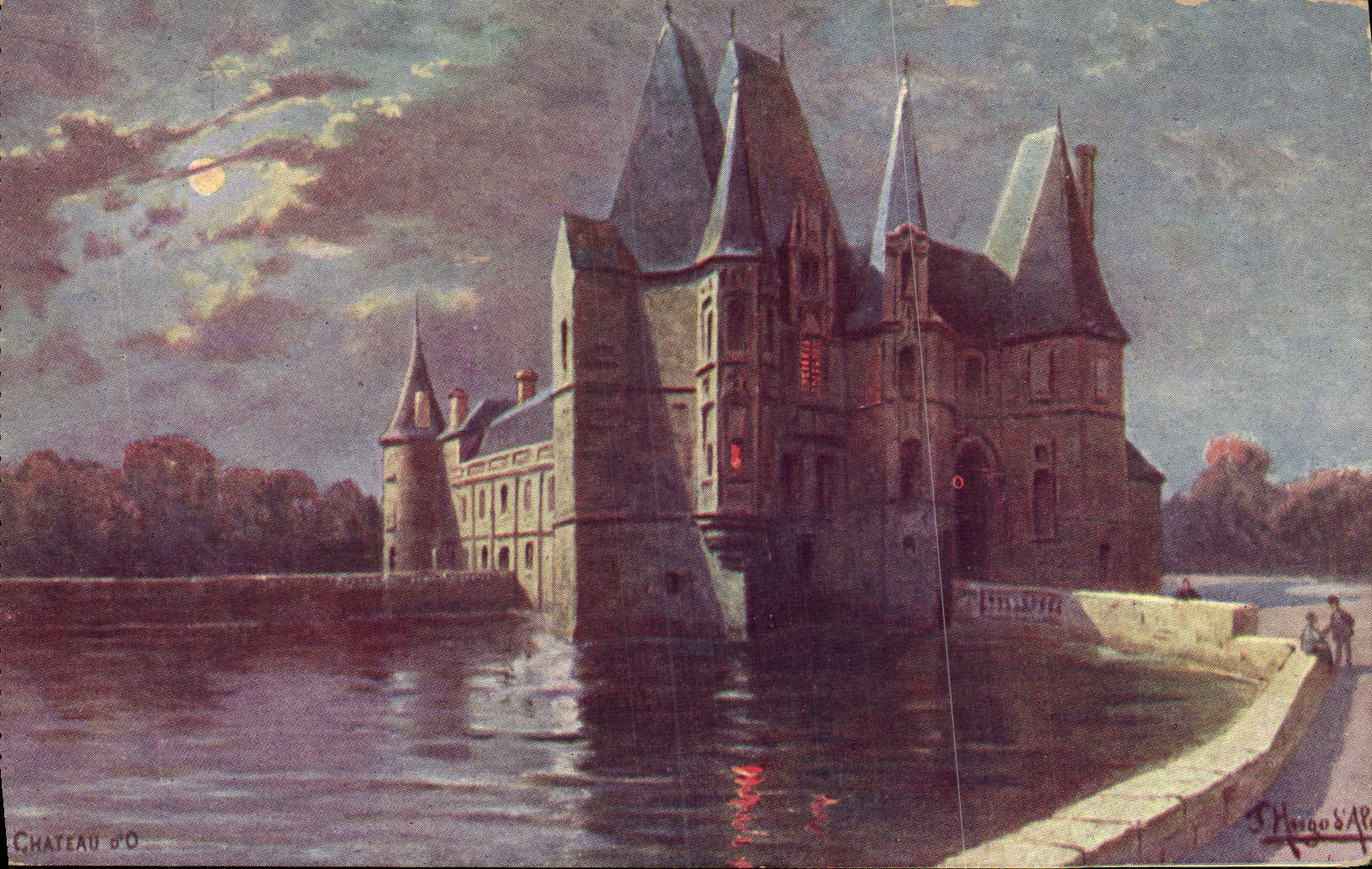 Castillo D O de la POSTAL de la VENDIMIA