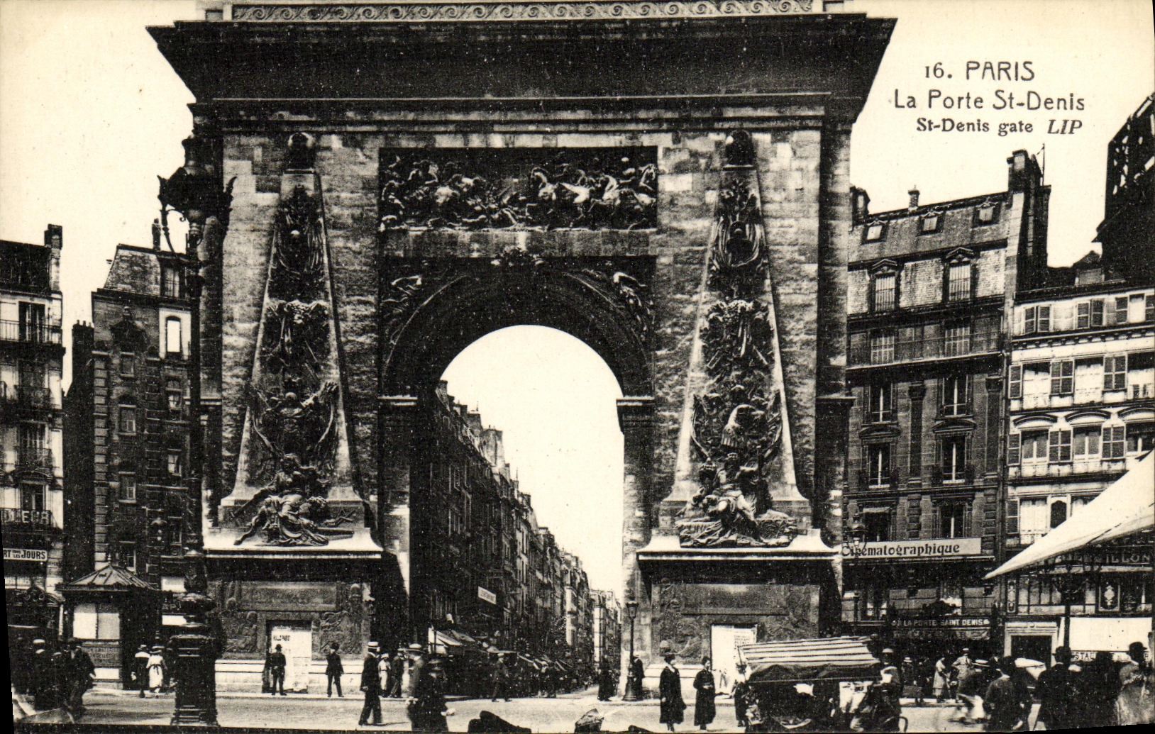 CPA Paris La Porte St Denis 