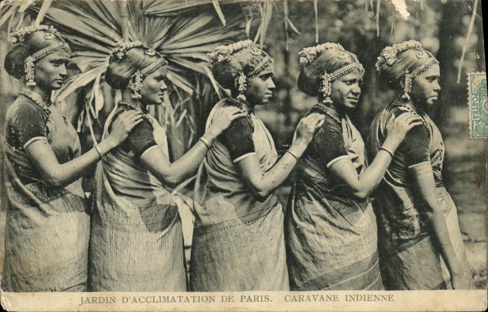 CPA Paris Caravane Indienne Jardin d acclimatation