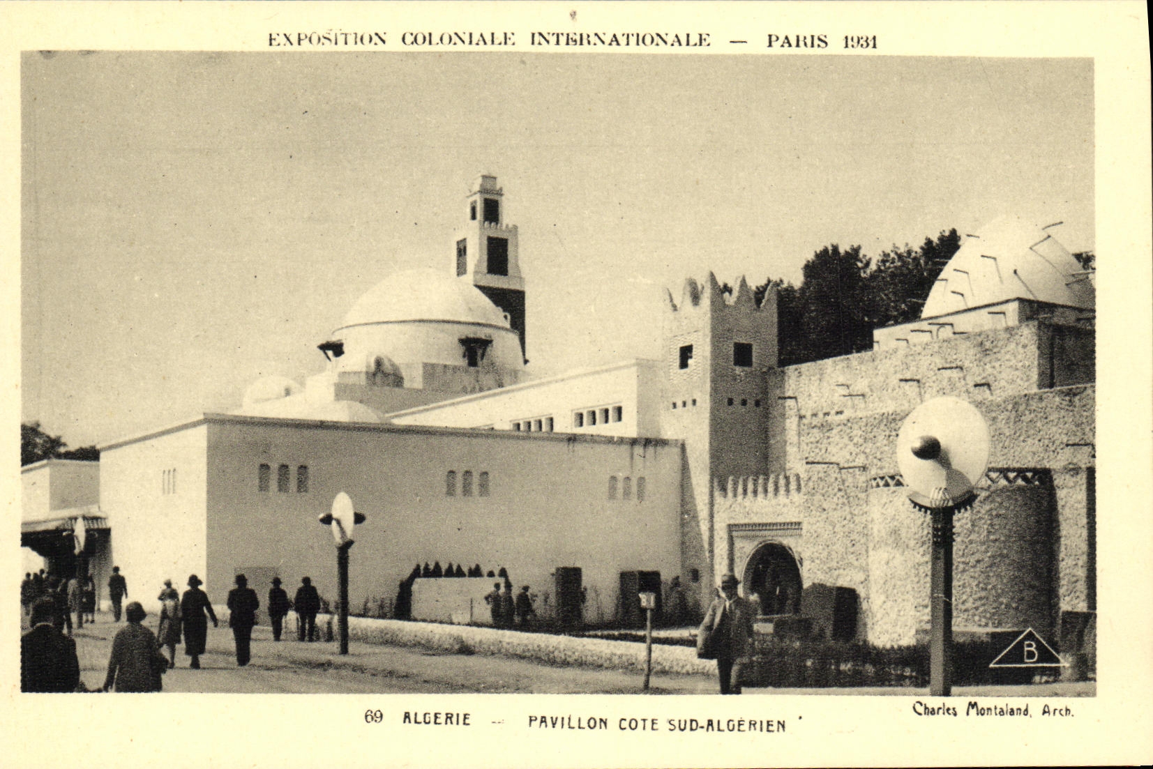 CPA Paris Pavillon Cote Sud Algerien Exposition coloniale internationale 1931