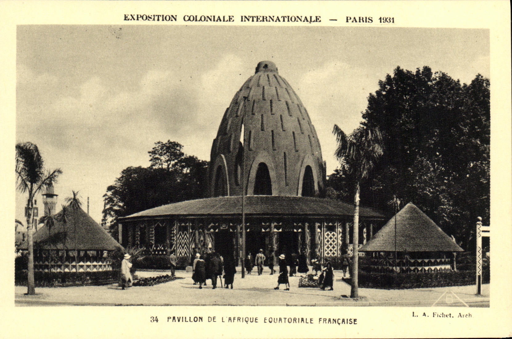 CPA Paris Exposition Coloniale Internationale 1931 Pavillon de l Afrique Equatoriale Francaise