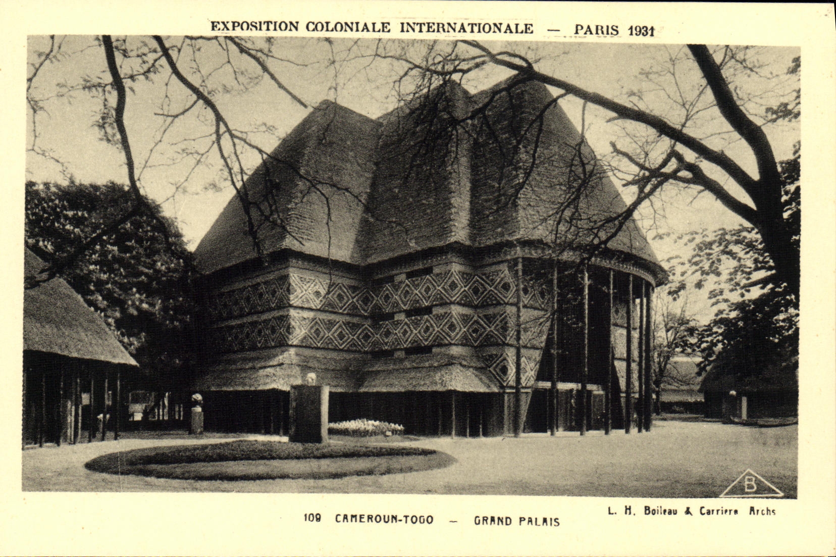 CPA Paris Exposition Coloniale Internationale 1931 Cameroun Togo Grand palais