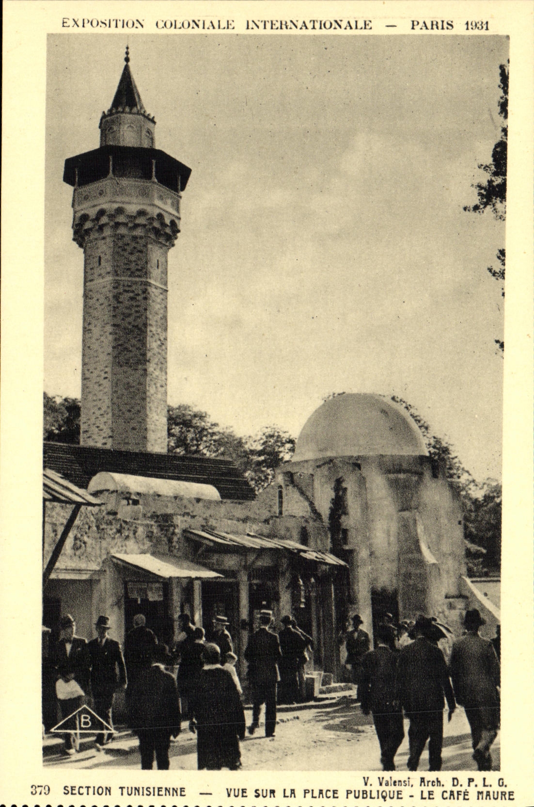 CPA Paris Exposition Coloniale Internationale 1931 Section tunisienne Le cafe maure