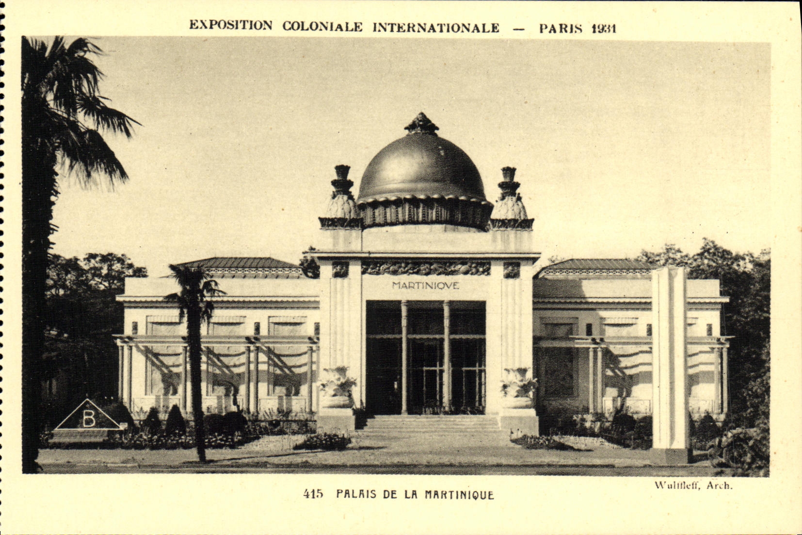 CPA Paris Exposition Coloniale Internationale 1931 Pavillon De la Martinique