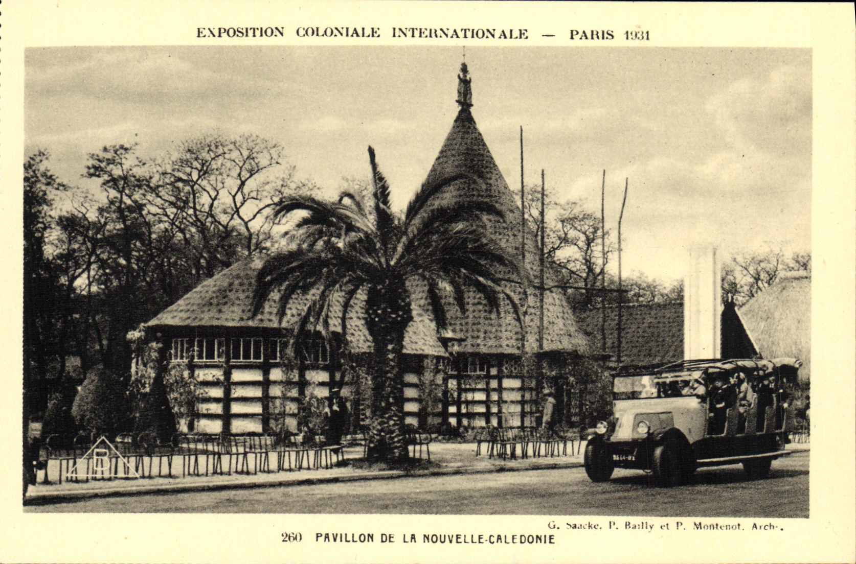CPA Paris Exposition Coloniale Internationale 1931 Pavillon De la Nouvelle Caledonie
