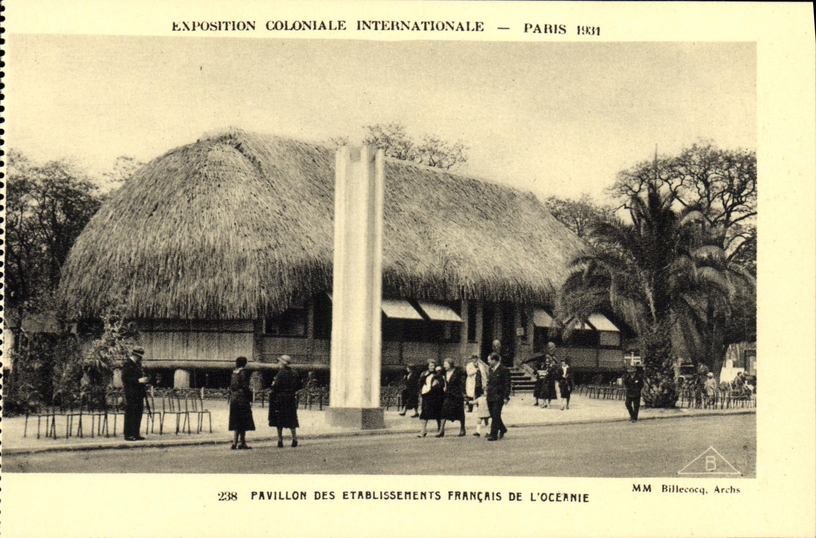 CPA Paris Exposition Coloniale Internationale Pavillon Des etablissements francais de l Oceanie