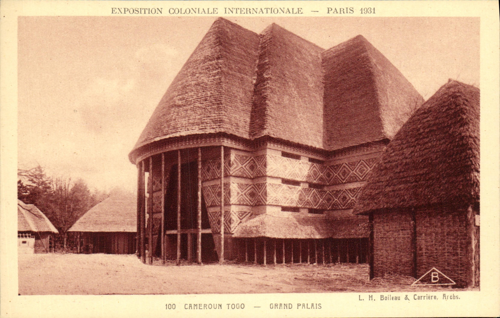 CPA Paris Exposition Coloniale Internationale 1931 Cameroun Togo Grand palais