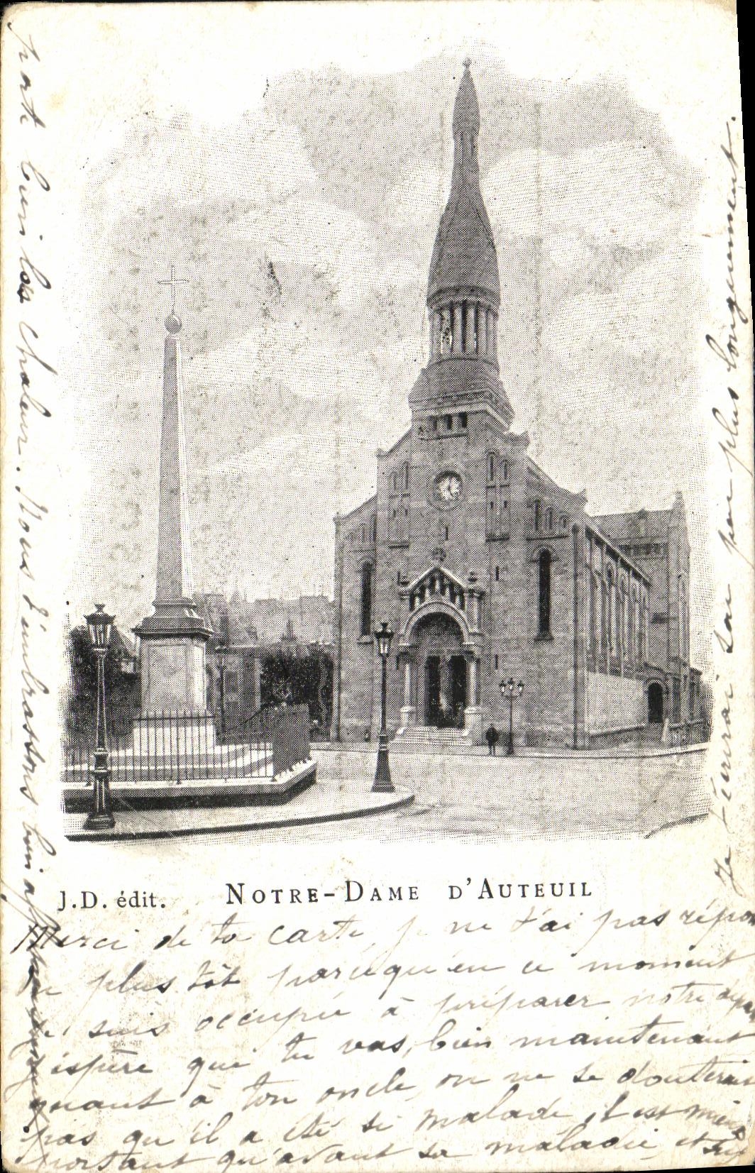 CPA Paris Notre Dame D Auteuil 