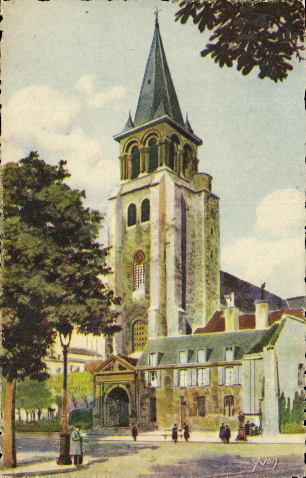 CPA Paris En Flanant L Eglise Saint Germain des Pres 