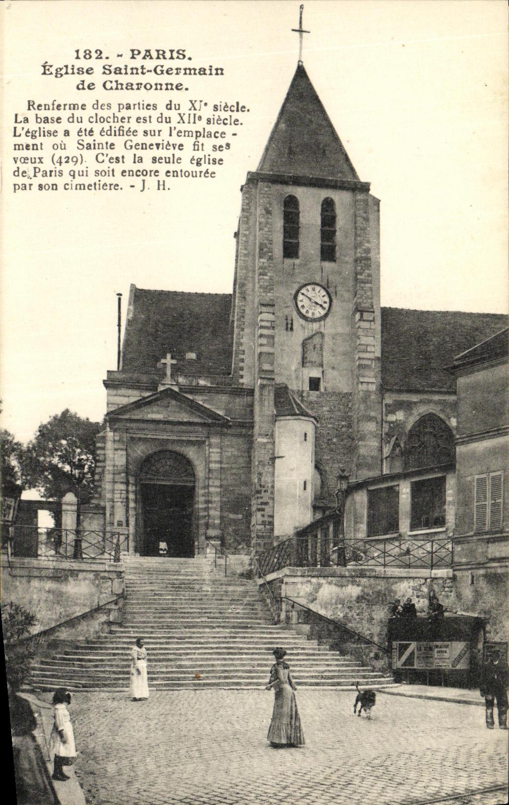 CPA Paris Eglise Saint Germain de Charonne 