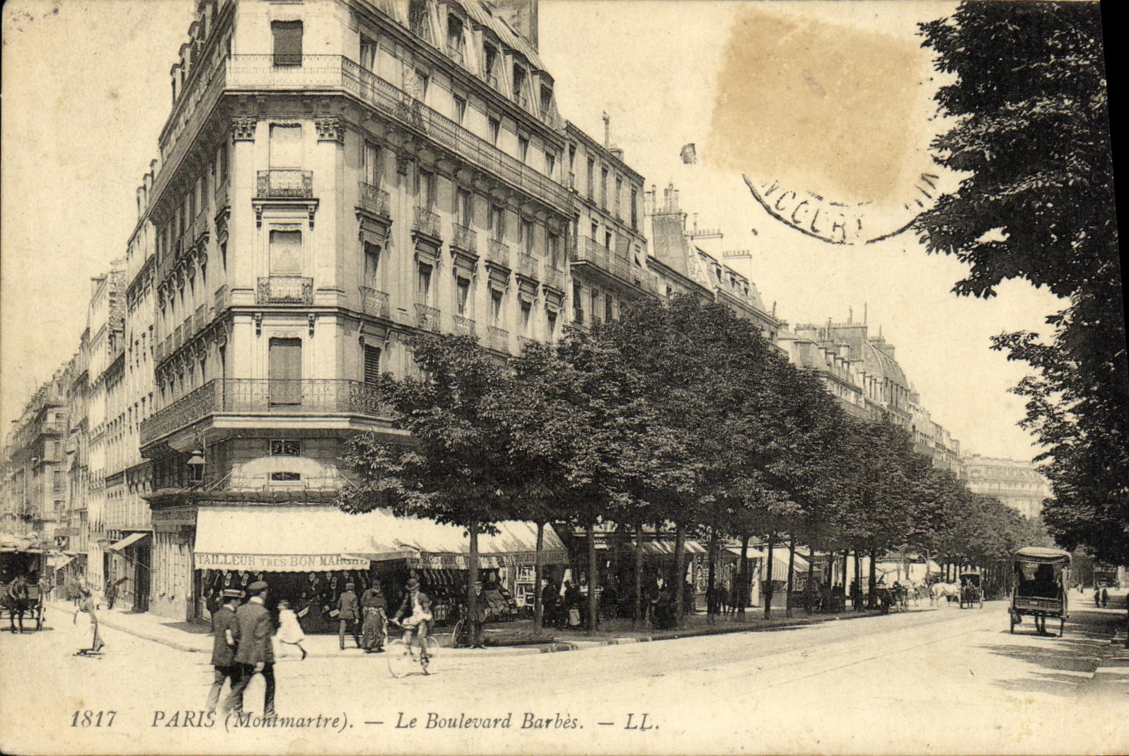 CPA Paris Le Boulevard Barbes