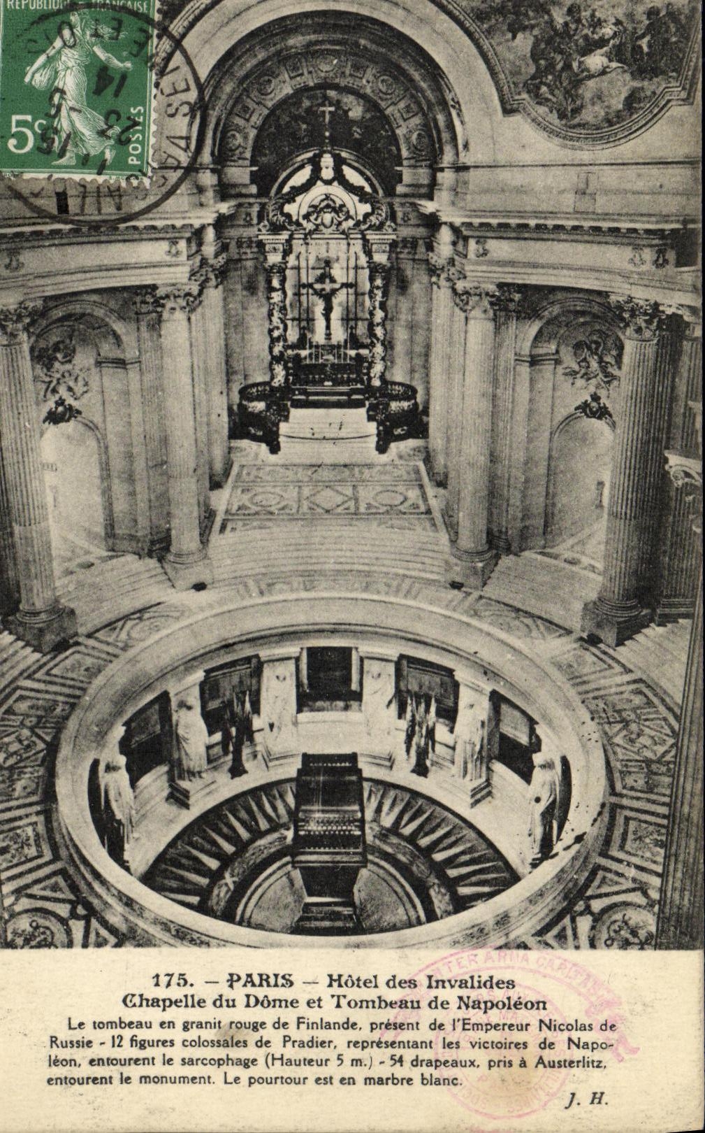 CPA Paris Hotel des Invalides Chapelle du Dome Et Tombeau de Napoleon 1er