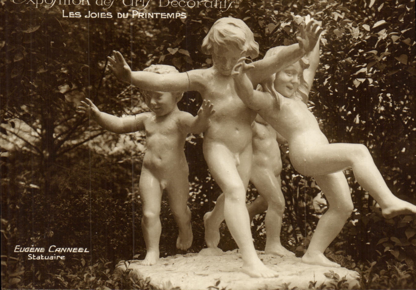 CPA Exposition des Arts decoratifs Paris Les Joies Du Printemps
