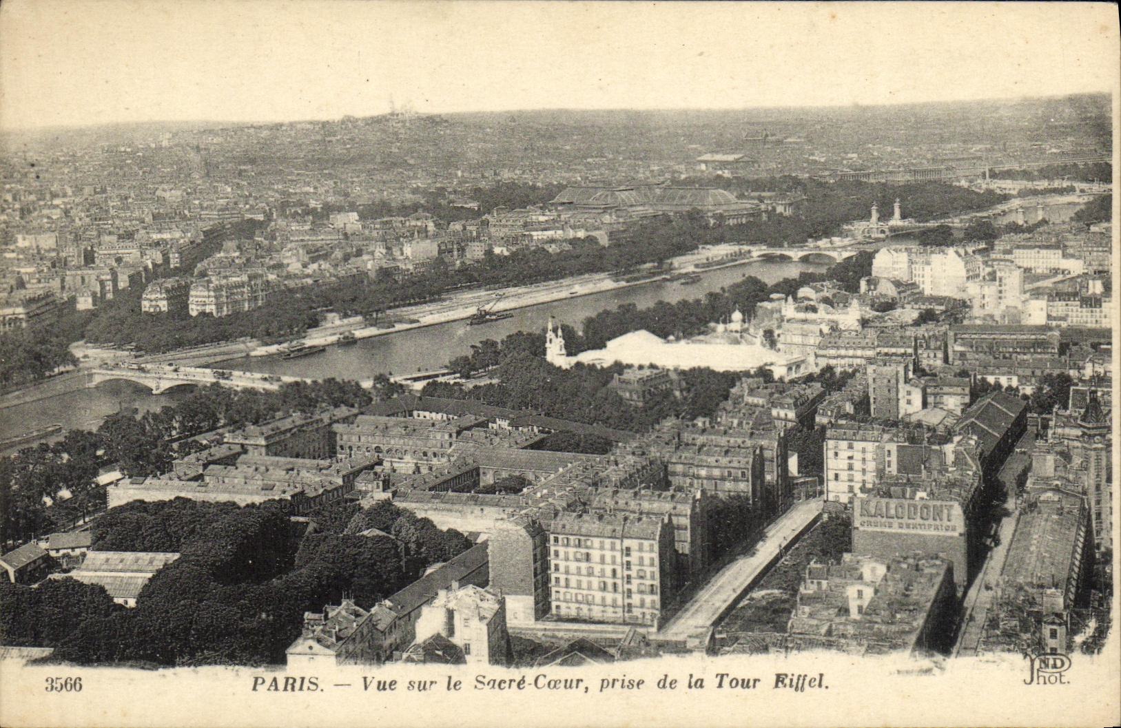 CPA Paris Vue Sur Le Sacre Coeur Prise De La Tour Eiffel