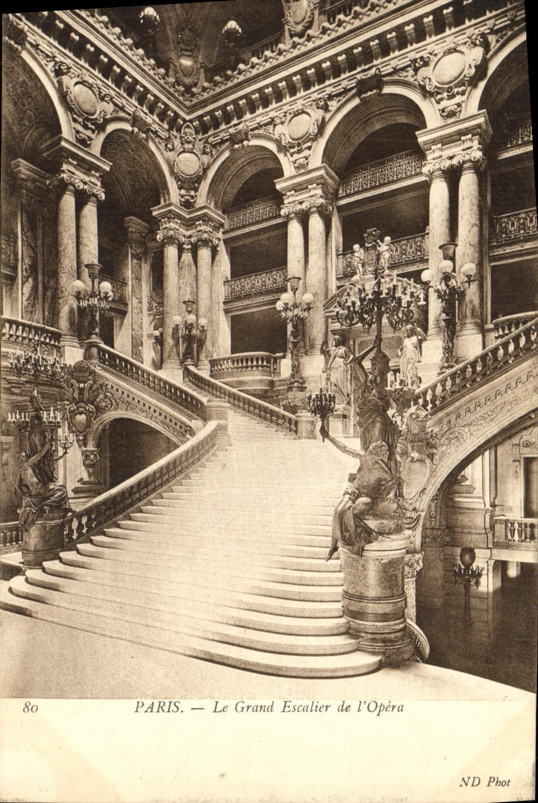 CPA Paris Le Grand Escalier de l Opera