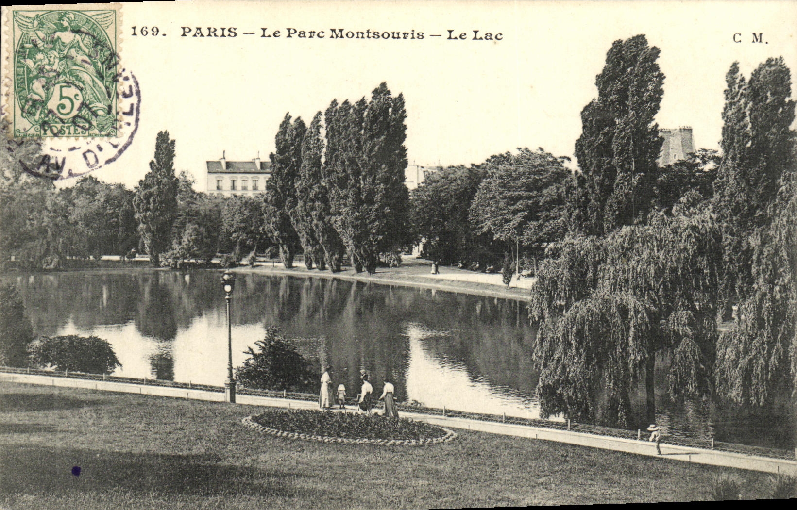 CPA Paris Le Parc Montsouris Le Lac