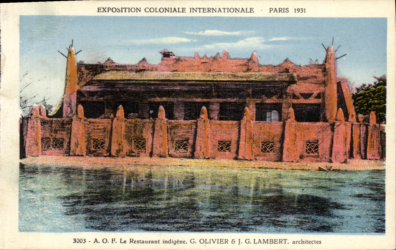 CPA Exposition Coloniale Internationale Paris 1931 AOF le restaurant indigene