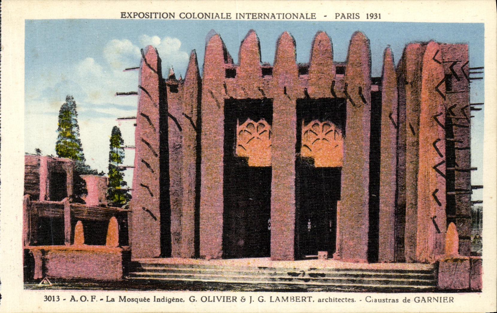 CPA Exposition Coloniale Internationale Paris 1931 AOF La mosquee indigene