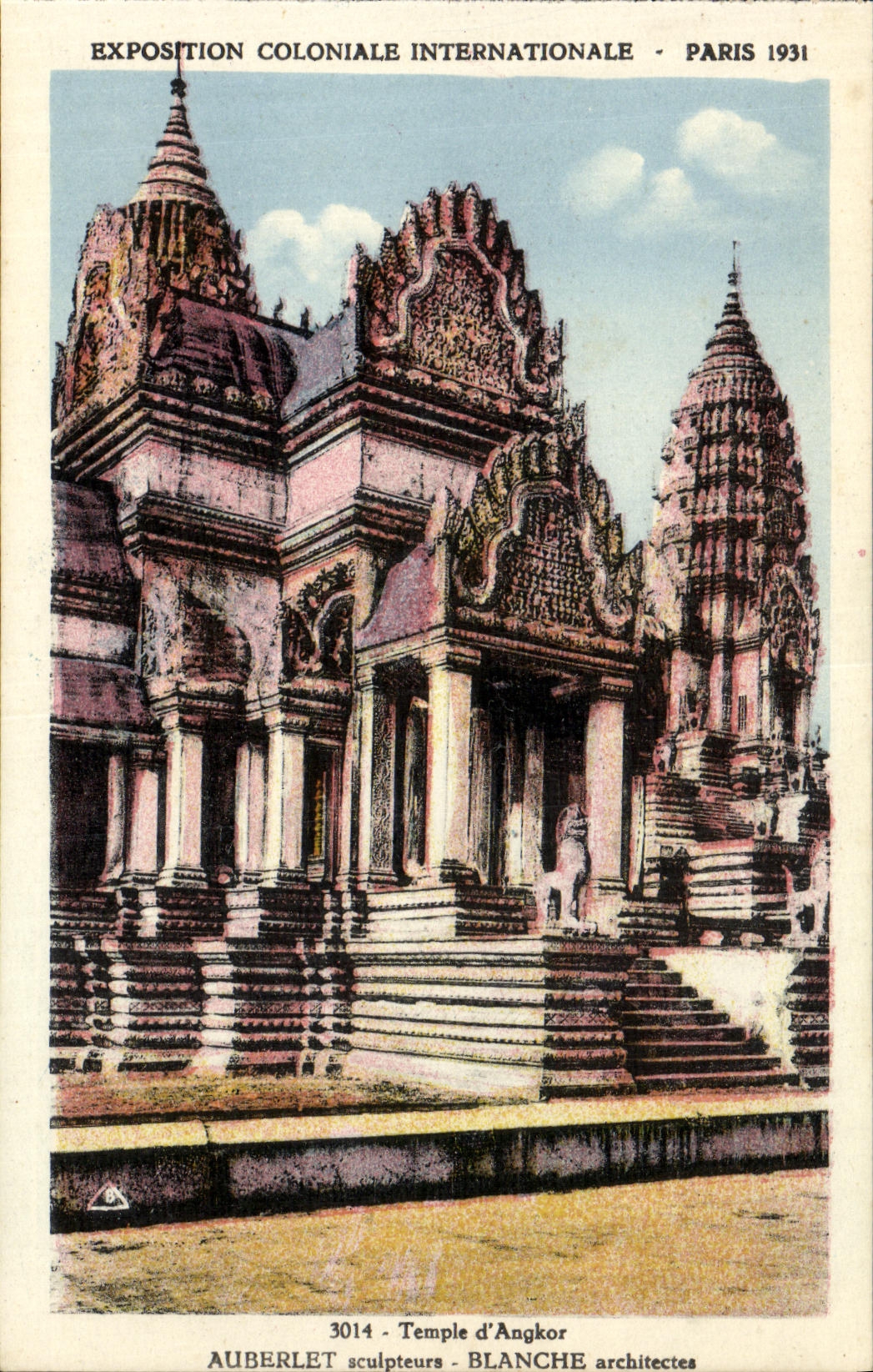 CPA Exposition Coloniale Internationale Paris 1931 Temple d Angkor