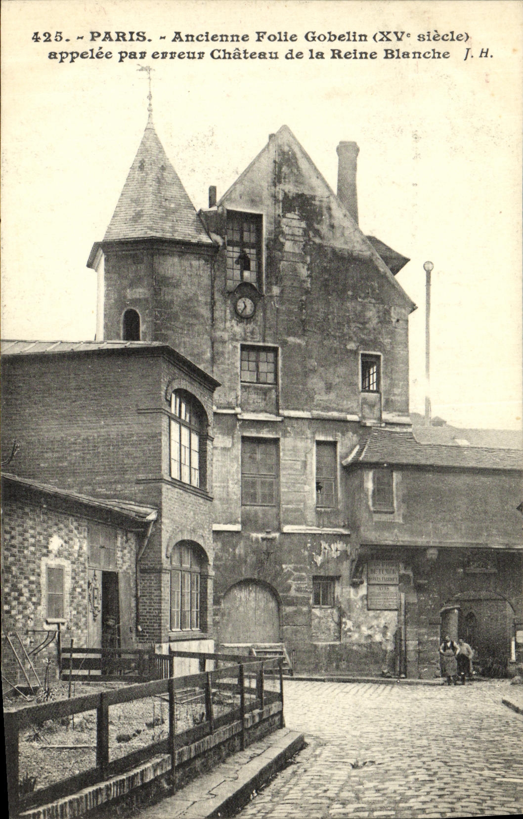 CPA Paris Ancienne Folie Gobelin Appelee Par erreur Chateau De La Reine Blanche 