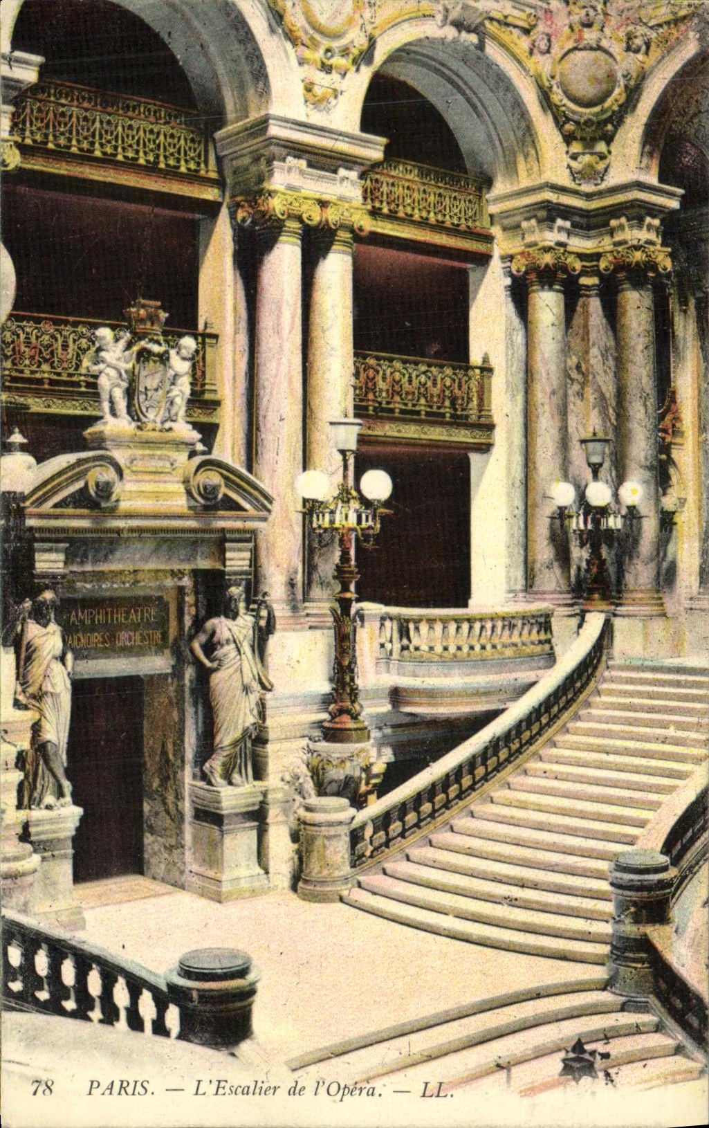 CPA Paris L Escalier de L Opera