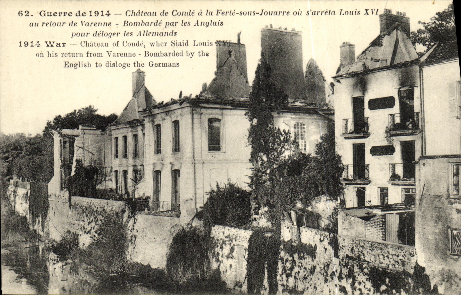 CPA Chateau de Conde a La Ferte Sous Jouarre Ou S Arreta Louis