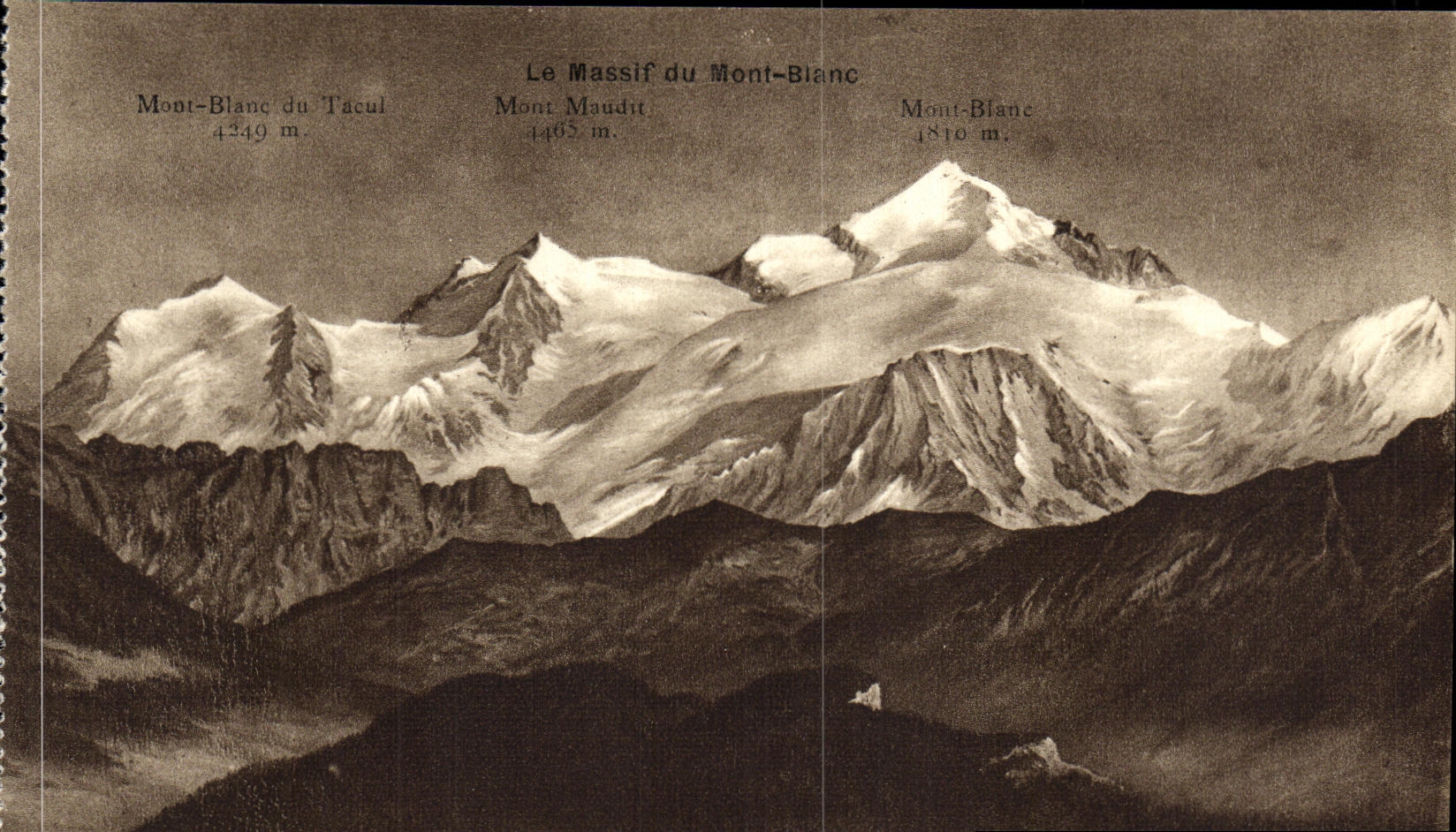 CPA Massif du Mont Blanc
