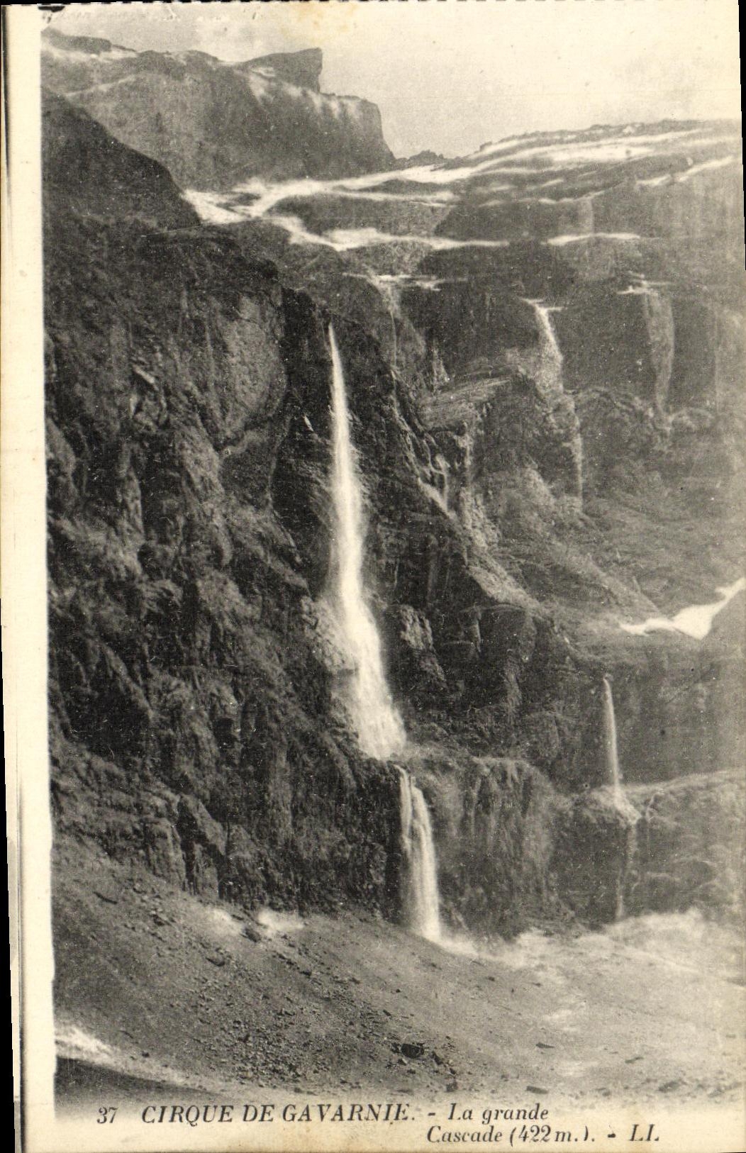 CPA Gavarnie Cirque La grande cascade